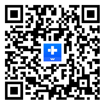 Código QR de descarga de la app de Dr.Fone para dispositivos iOS y Android