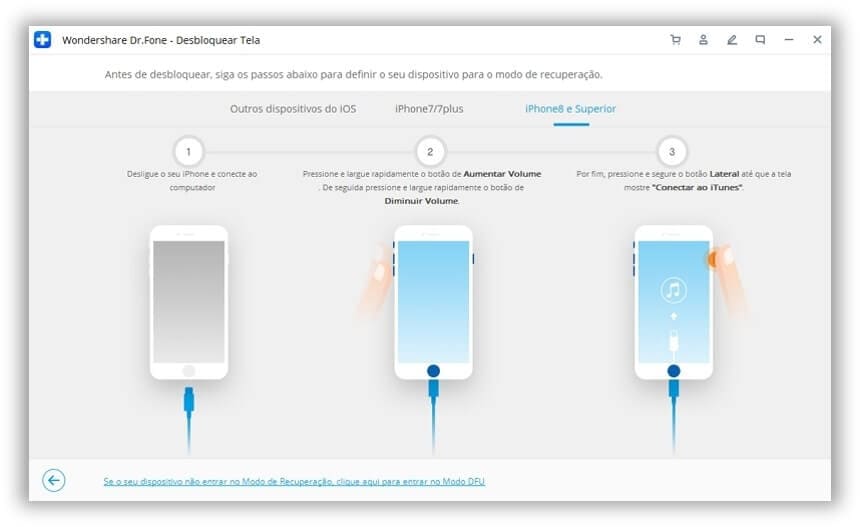 ipad está desativado-colocar o seu iPad em modo DFU