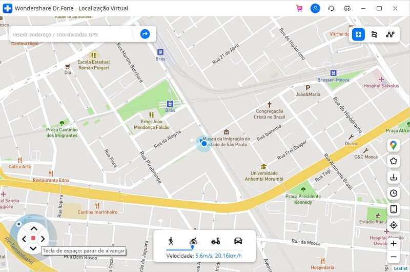 veja um mapa