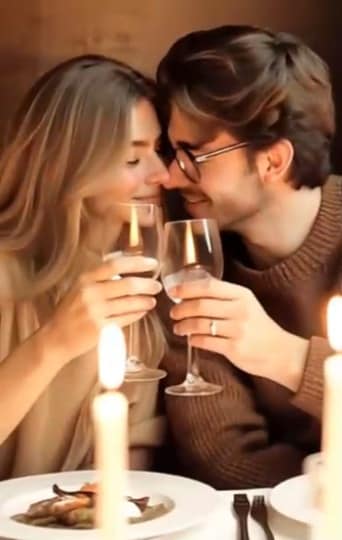 Animação Jantar à luz de velas