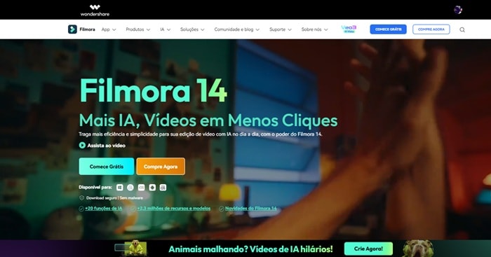 Filmora Editor de Foto Para LinkedIn