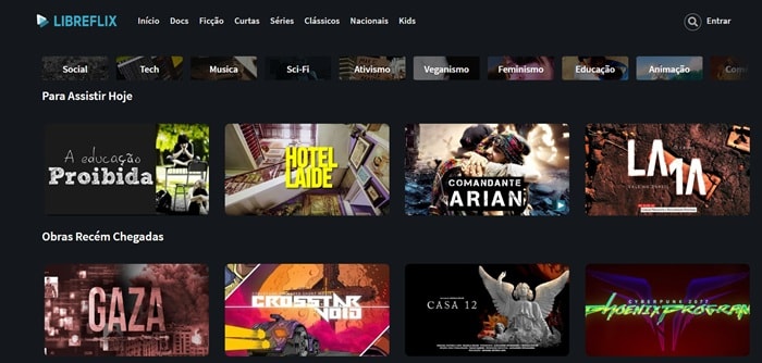 Plataforma de Streaming LibreFlix