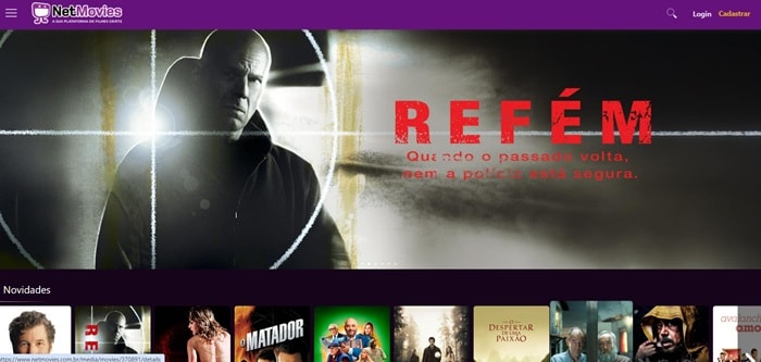 Plataforma de Streaming NetMovies
