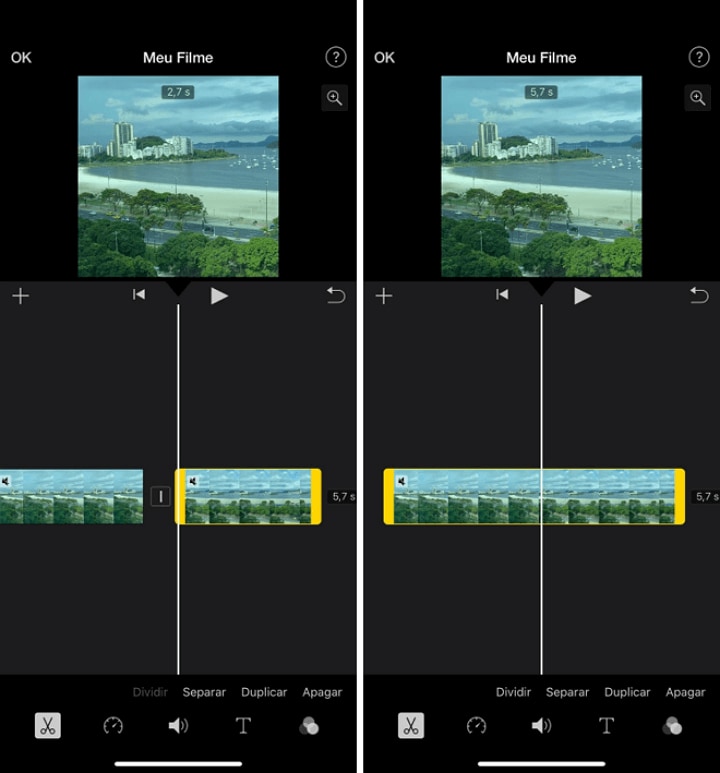 top10 app cortar video iMovie app