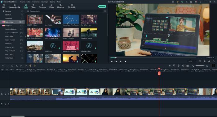 Aplicativo de edição de vídeos Edição de vídeos em dispositivos