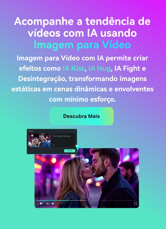 filmora ai kiss video generator