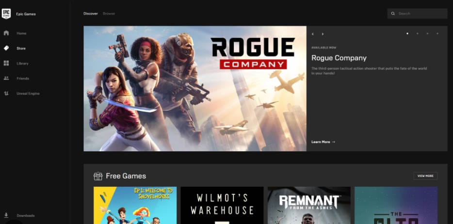 epic games store