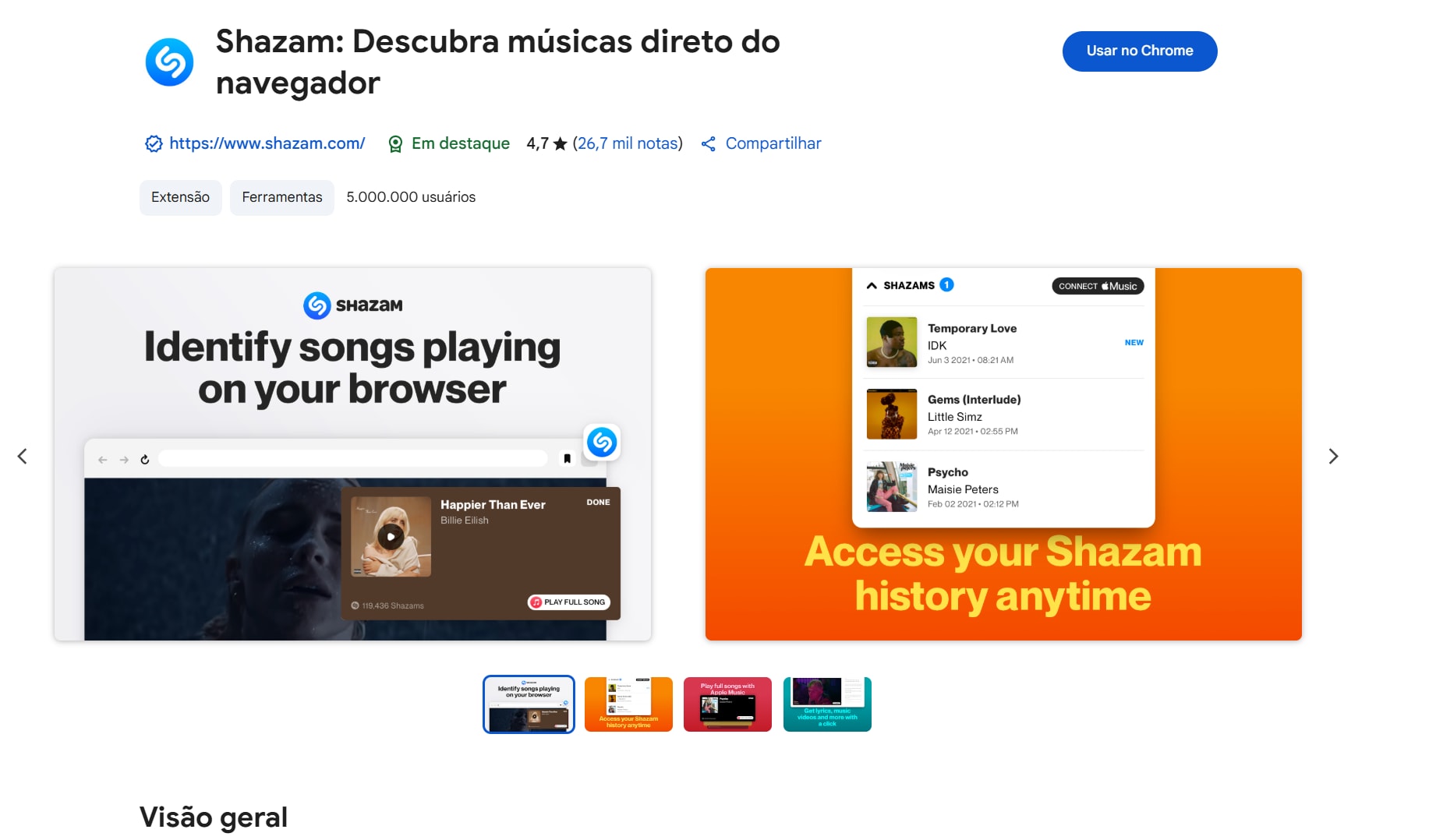 identificador de musica online