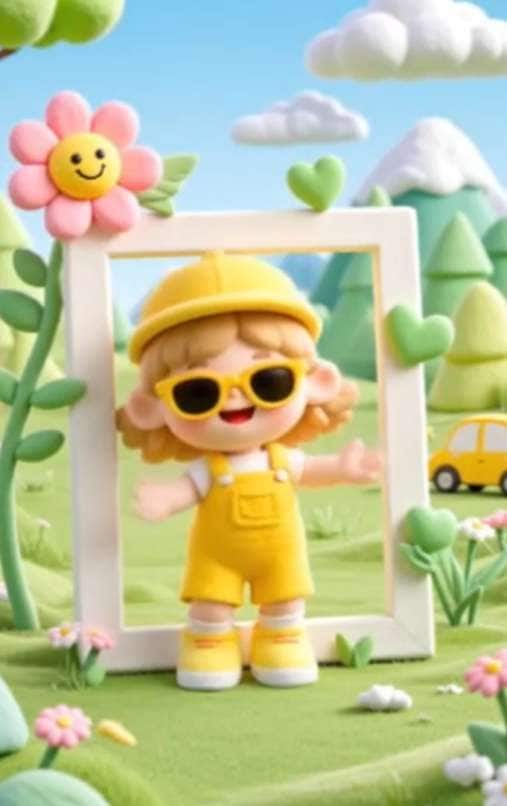 Avatar Animado de IA para o Dia das Crianças