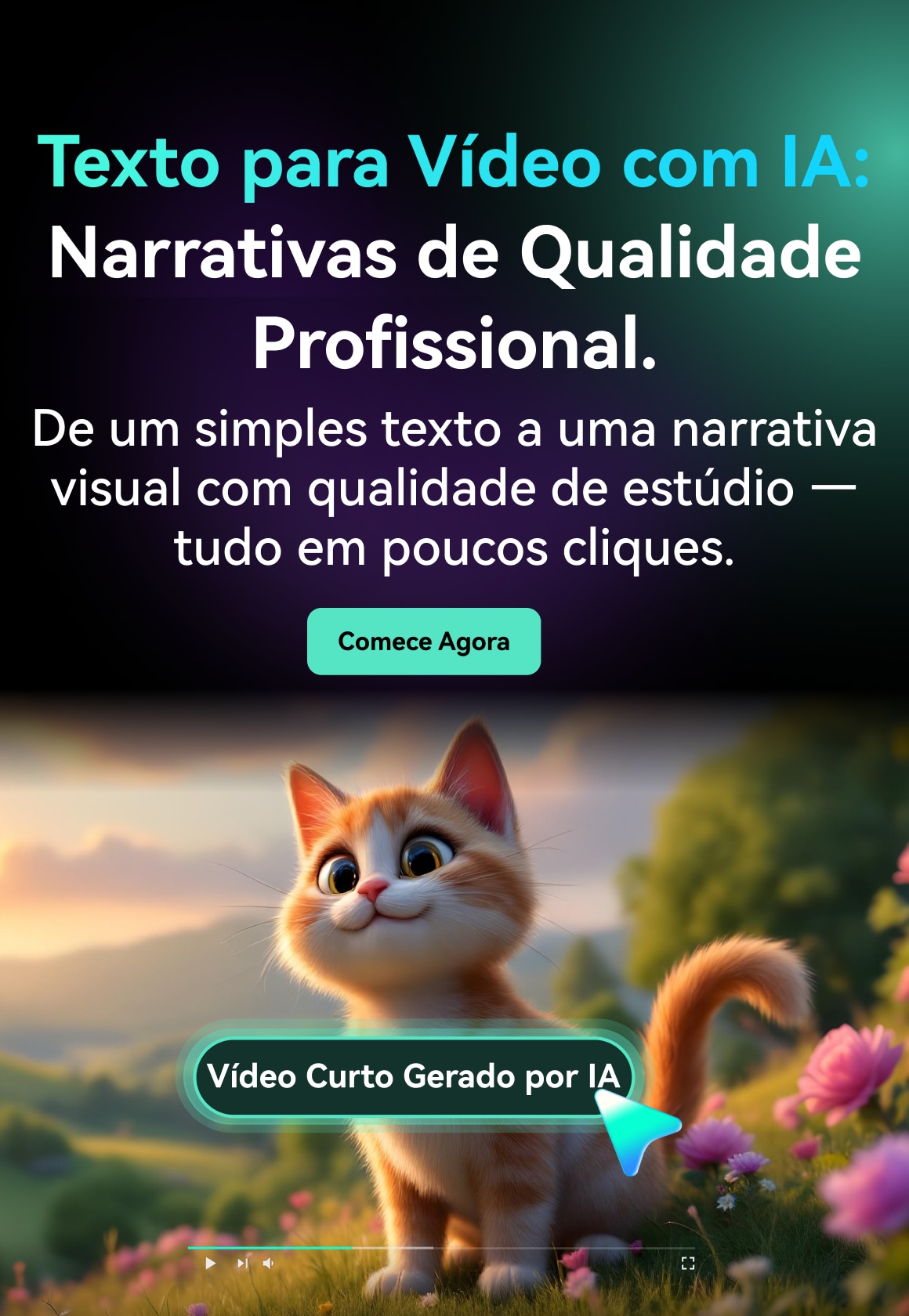 texto para video com IA