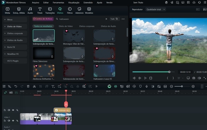 Como fazer vídeo de Halloween com o Filmora