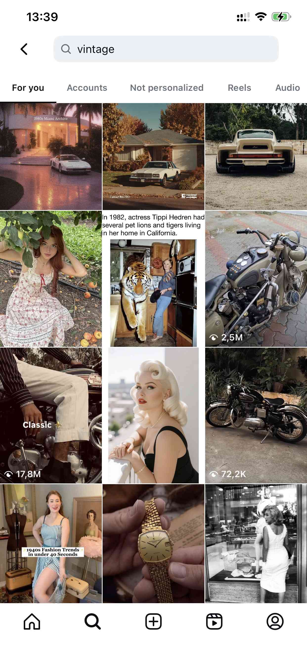 Estética de luxo vintage e realeza para vídeos