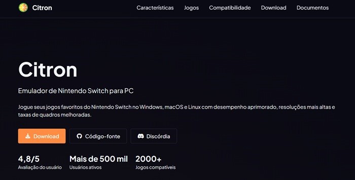 melhores emuladores de nintendo switch - citron