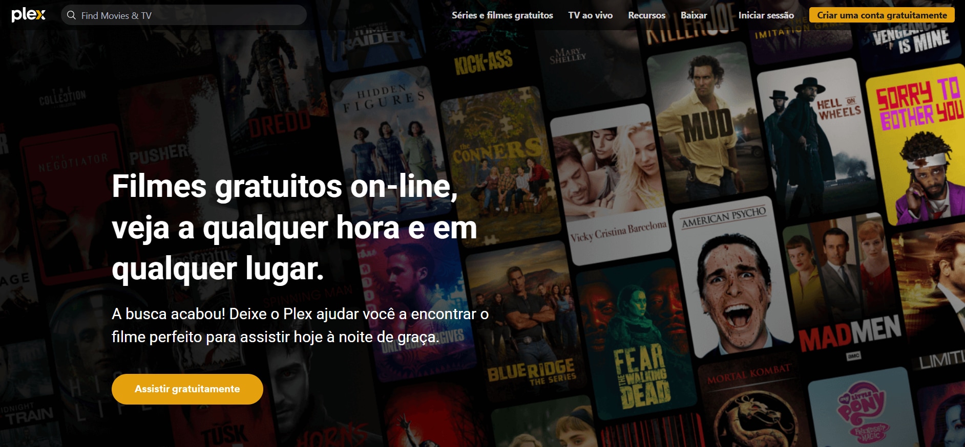 plex — site para assistir a séries na web