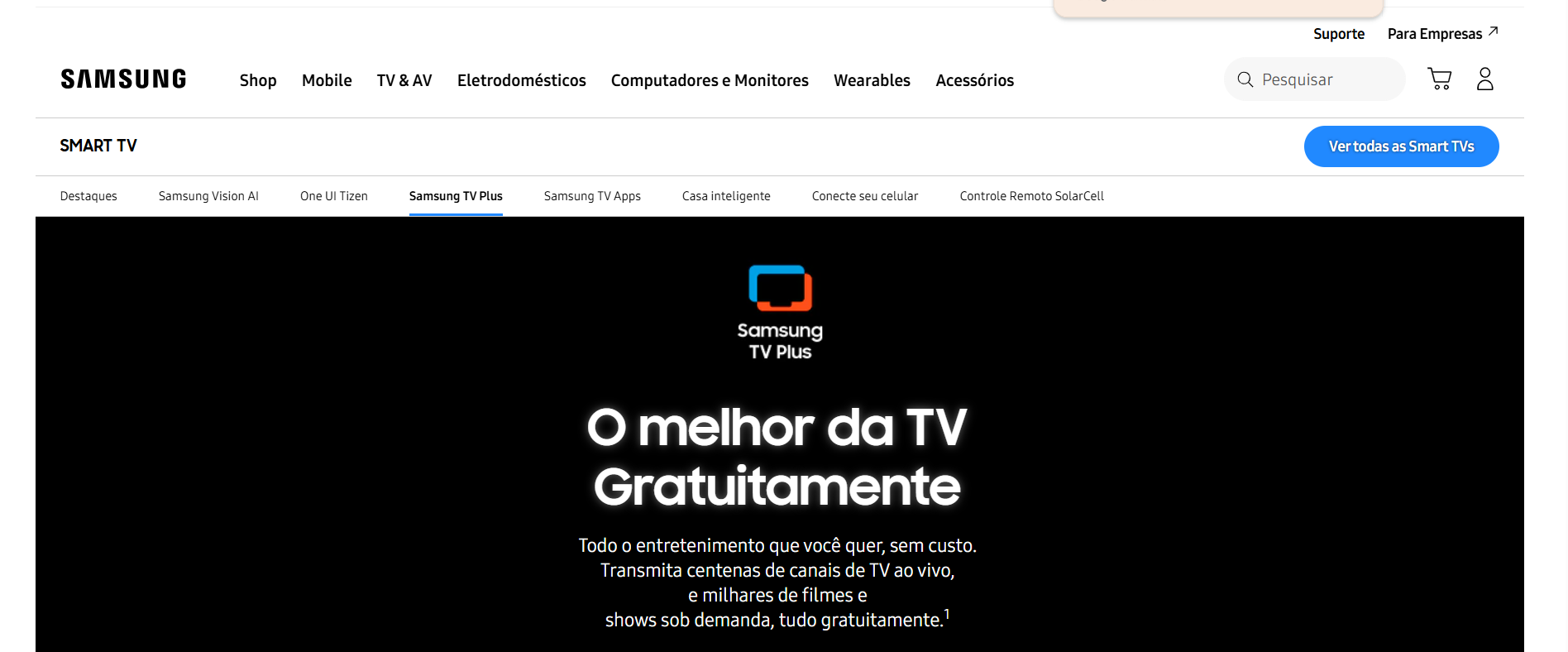 samsung tv plus — site para assistir a séries na web