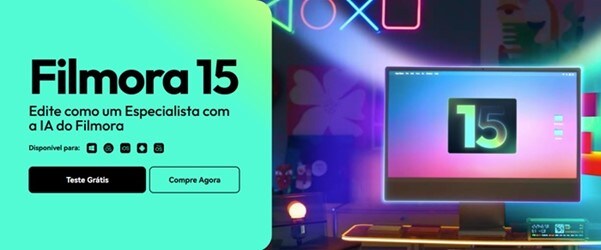 Editor e conversor de vídeo profissional Wondershare Filmora