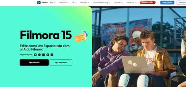 Configurações avançadas do software Filmora para otimizar vídeos para centrais multimídia
