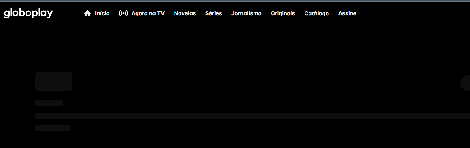 Tela do Globoplay BBB 26 ao vivo / Acompanhe a casa