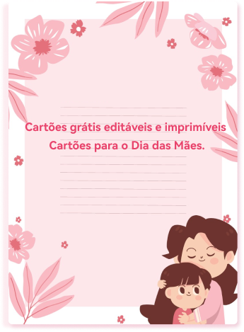 plantilla de tarjeta del Día de las Madres