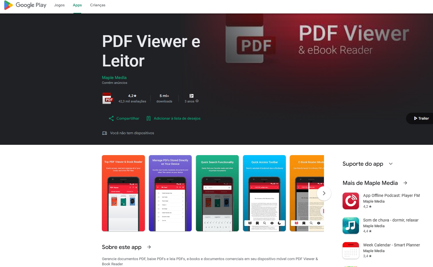editores de PDF para Android gratuitos