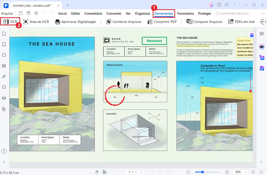 OCR PDF no PDFelement