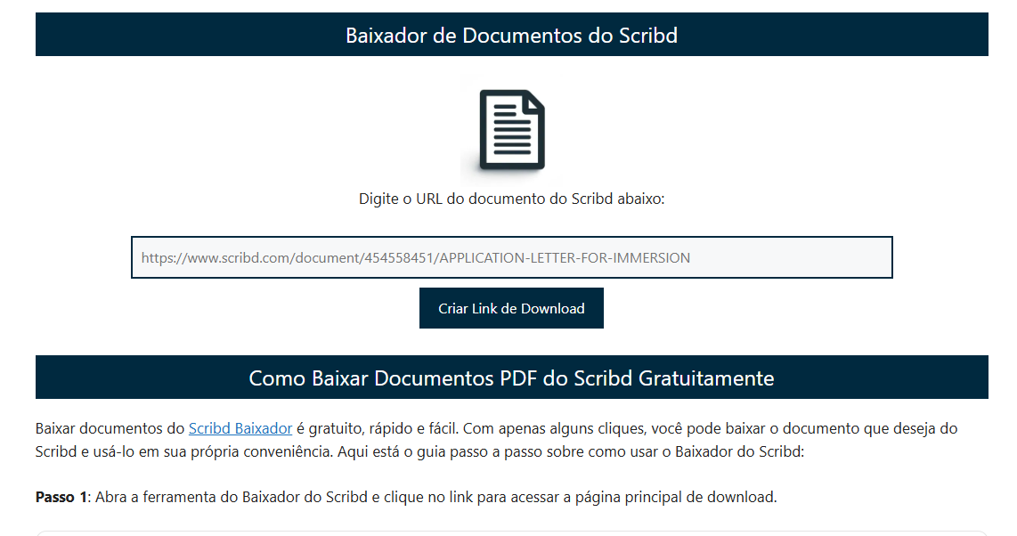converter scribd para PDF