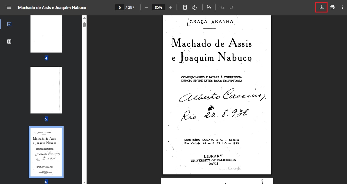 baixar ou imprimir livros em formato pdf no google books