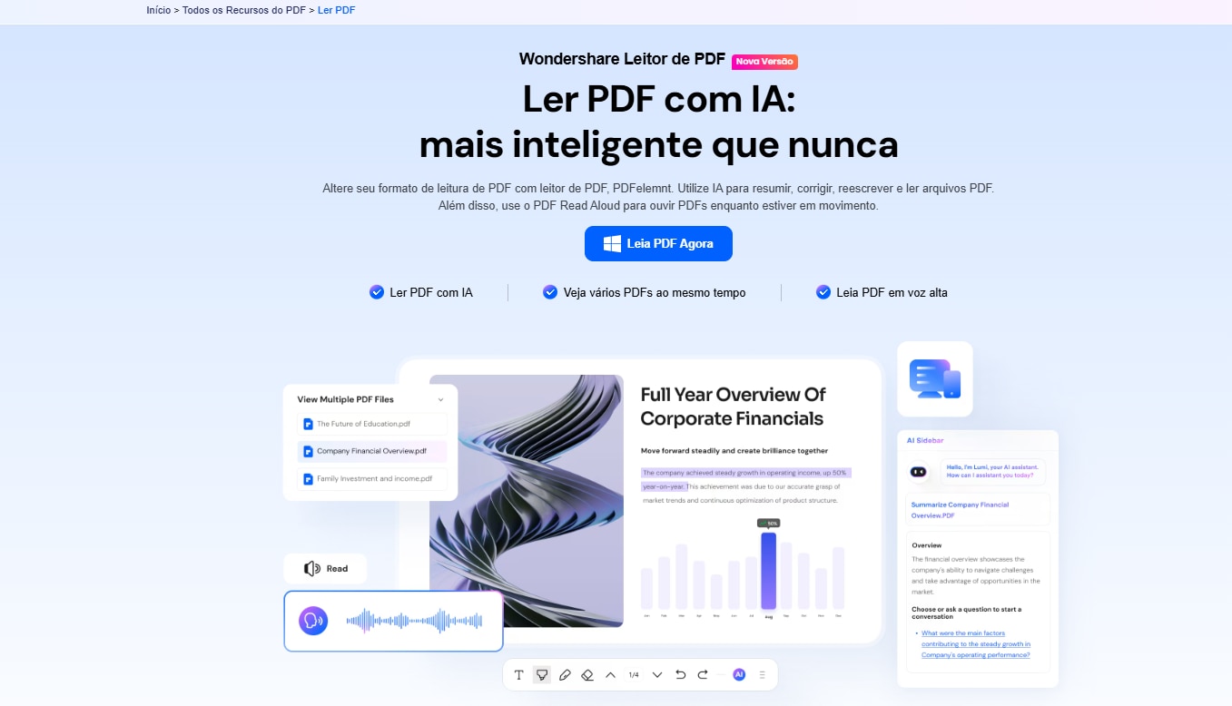 ler os PDFs baixados do Library Genesis