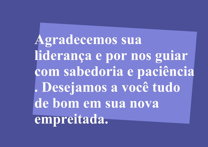 Cartão de despedida para colegas de trabalho