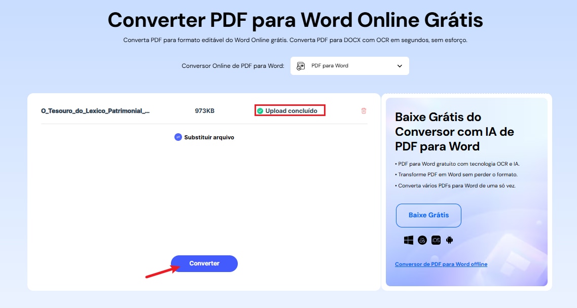arquivo pdf para word