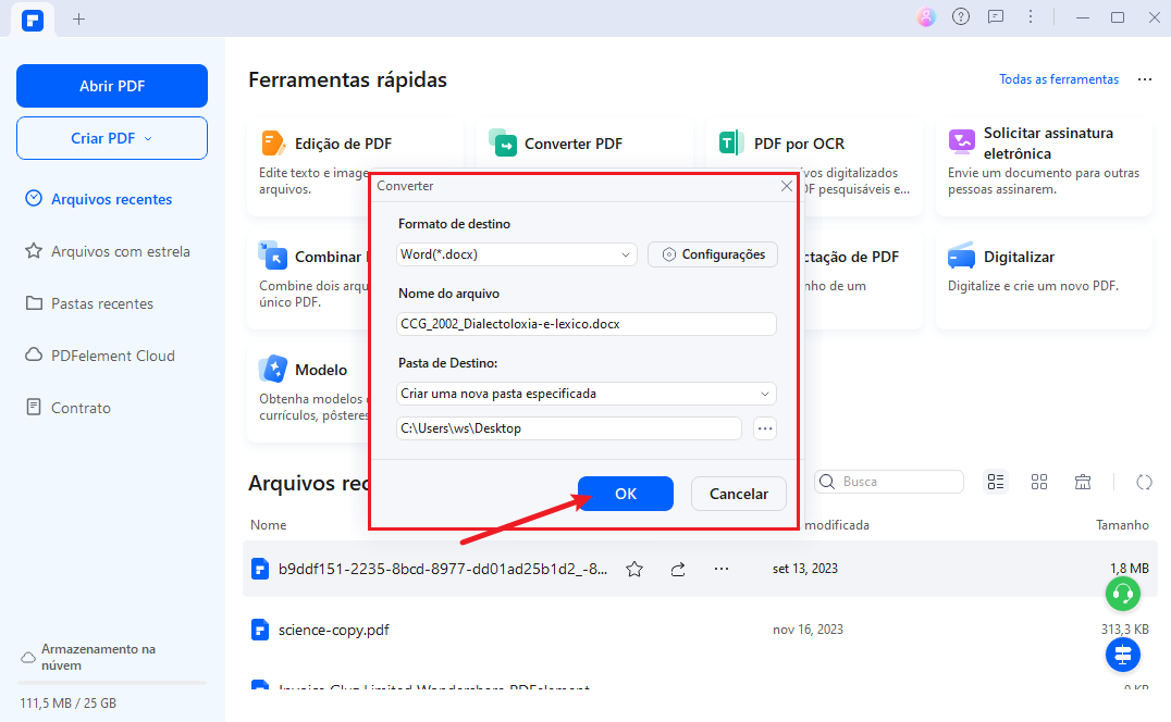 como converter pdf em word