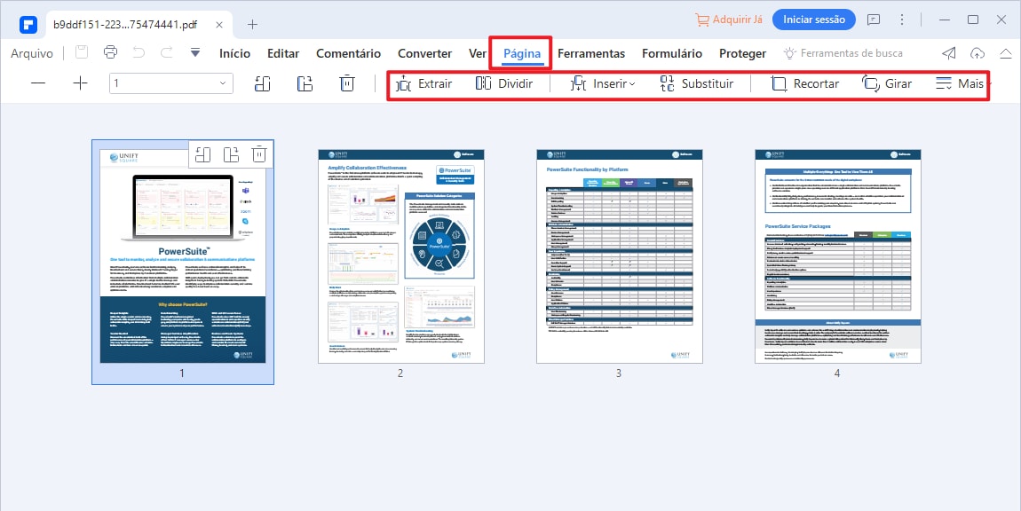 dividir páginas de pdf