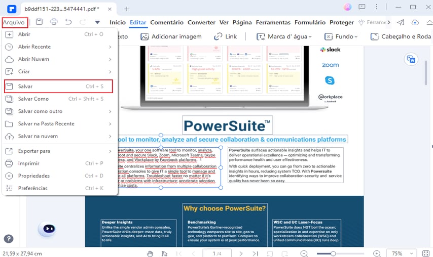 adicionar comentários ao pdf no adobe reader