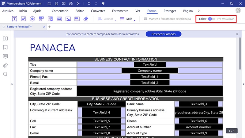 fillable form creator