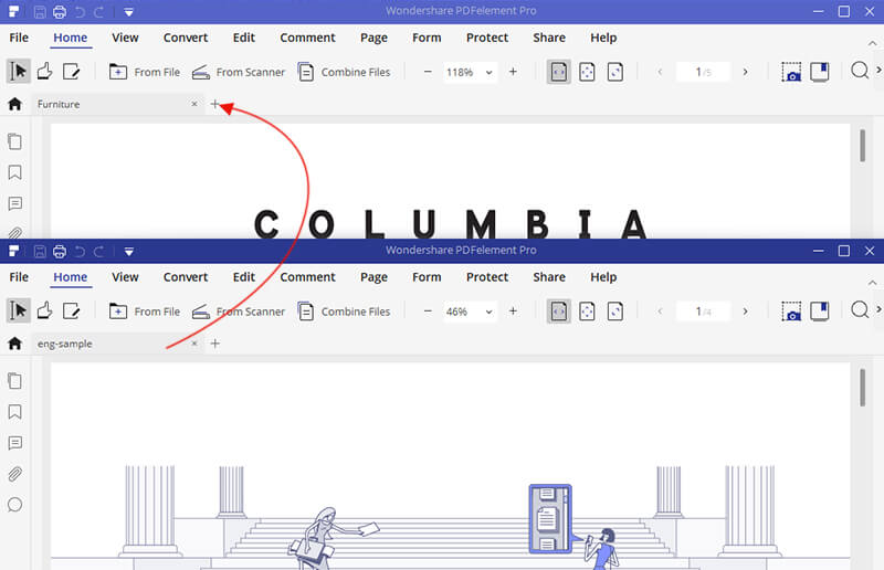 diferenças do pdf on-line