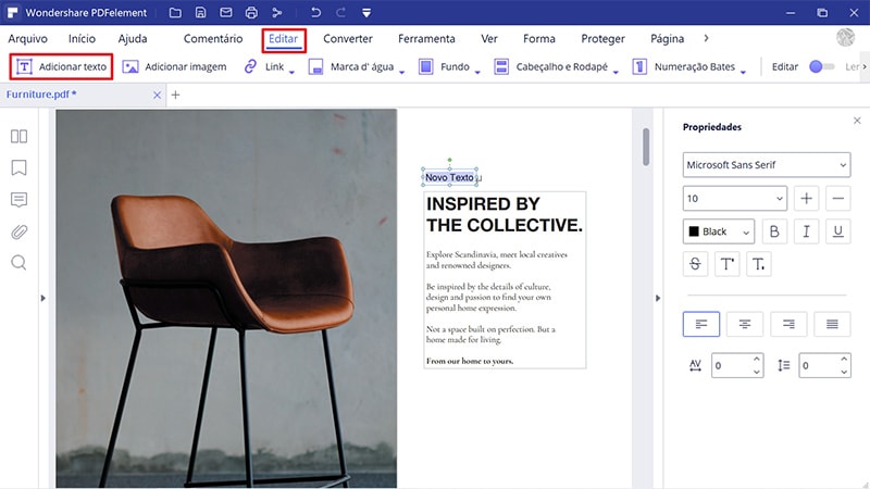 como inserir pdf imagem para word