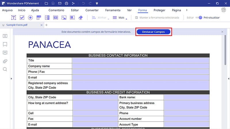 Como digitar em um documento PDF