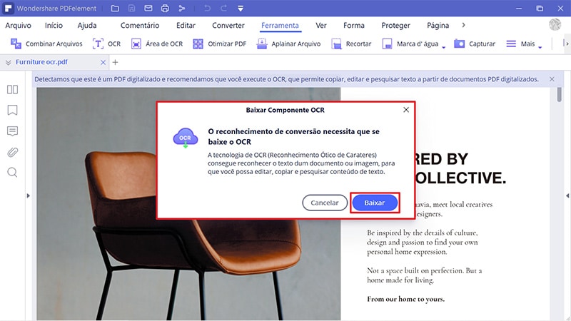 download ocr component for pdfelement