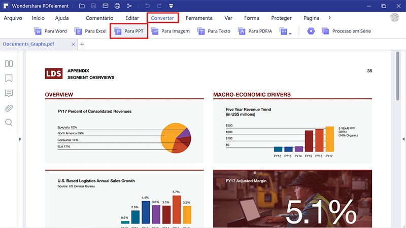 convertendo pdf para ppt no pdfelement 
