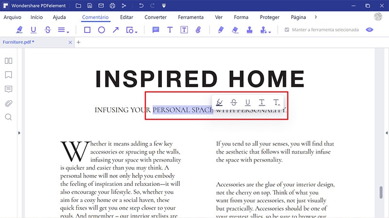 how to increase pdf font size
