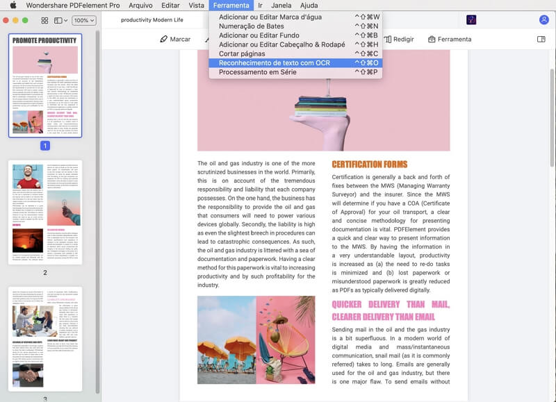 editar documentos pdf digitalizados no mac