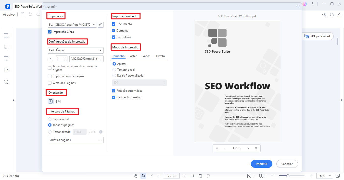 Como Imprimir Vários Arquivos PDF com Impressão em Lote no Windows