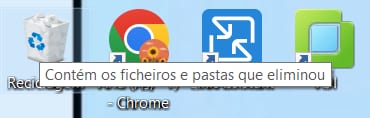 abrir a pasta da lixeira