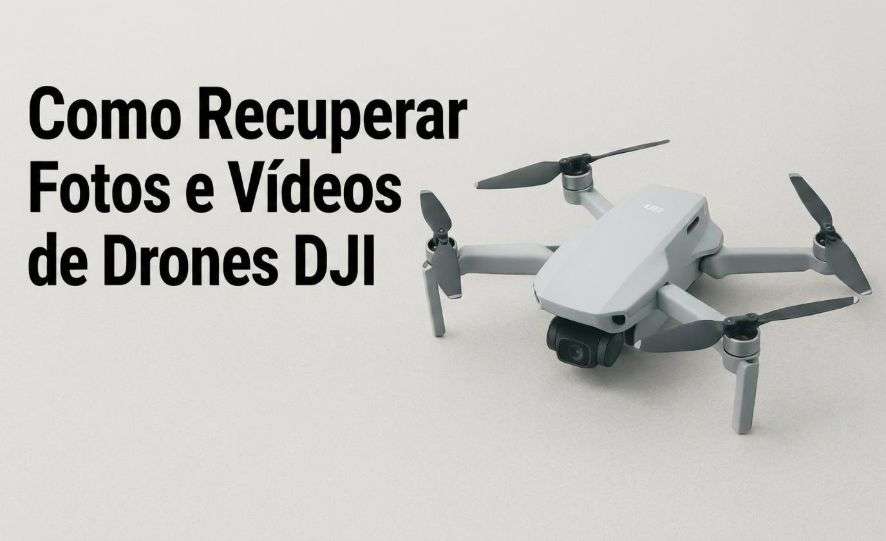 Como recuperar fotos e vídeos de drone DJI