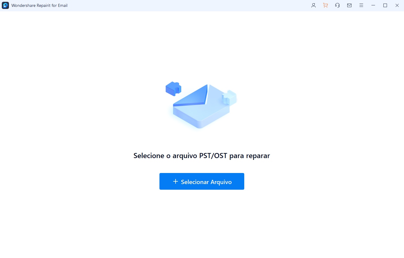 adicionar arquivo pst