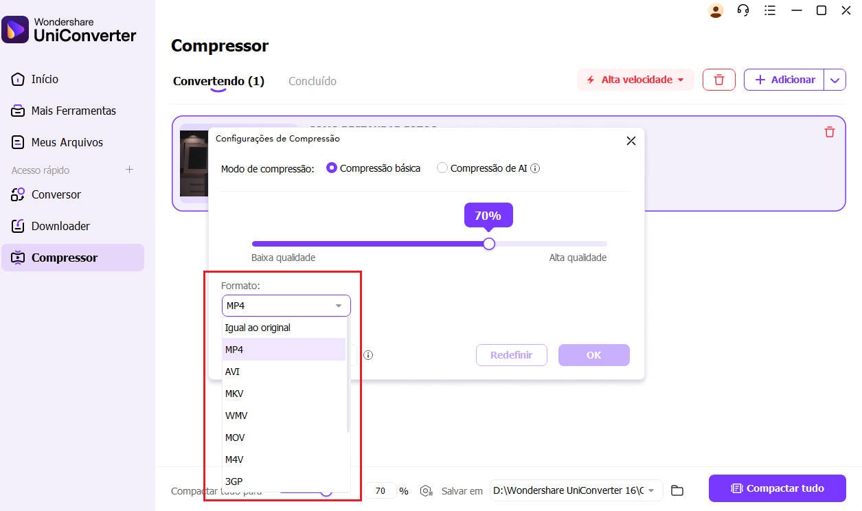 comprimir vídeo em vídeo mb reducer