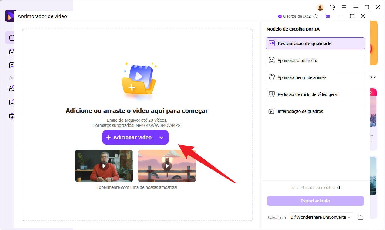 adicionar arquivos