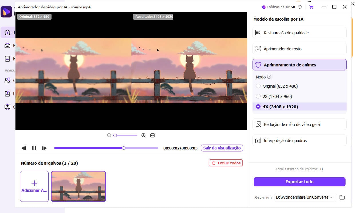 aprimoramento de anime passo 4