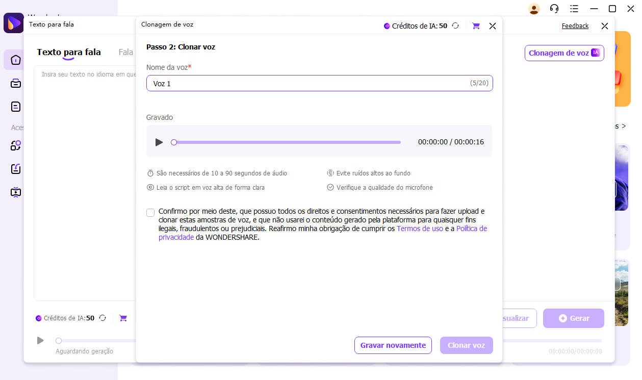 passo de clonagem de voz 5