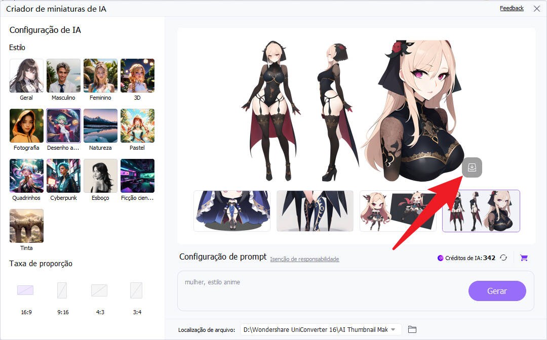 salvar sua animes fotos